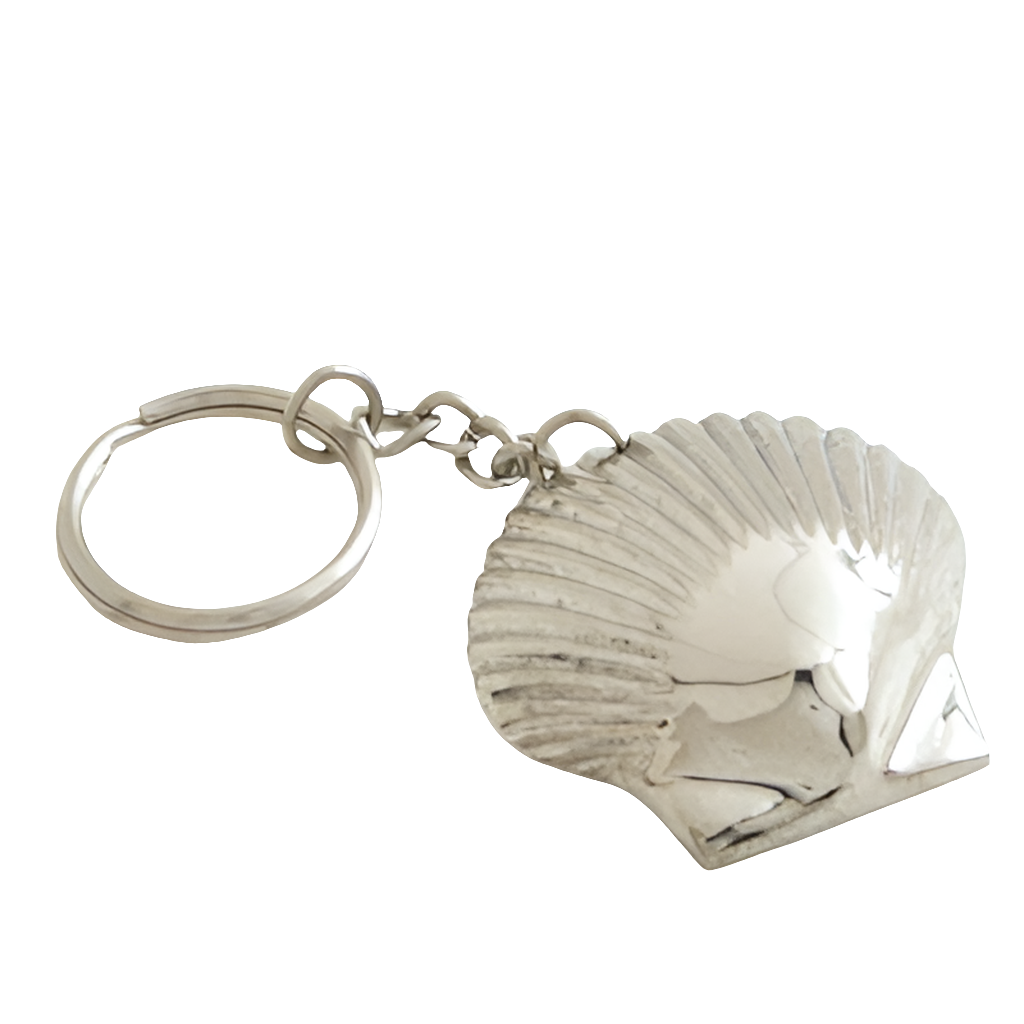 Nickel Shell Keychain - Set of 6