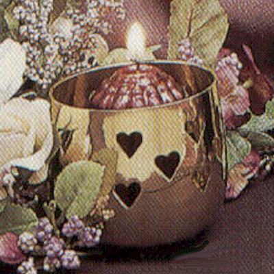 Votive Cup With Heart - Set of 6