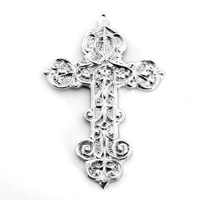 Nickel Cross Magnet - Set of 6