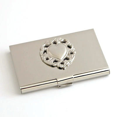 Nickel Credit Card Box - Set of 2