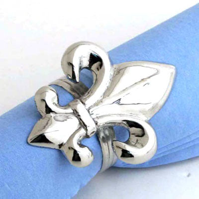 Nickel Napkin Ring - Set of 4