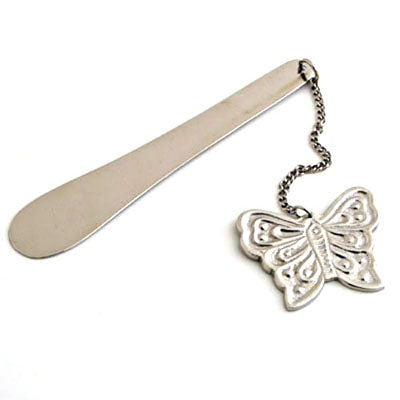 Nickel Butterfly Bookmark - Set of 4