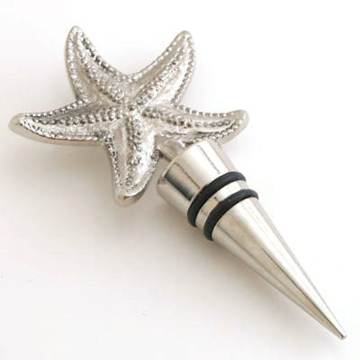 Nickel Starfish Stopper - Set of 3