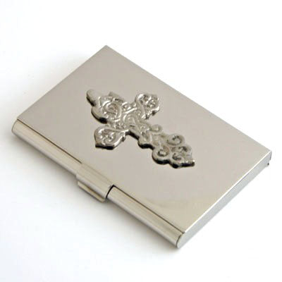 Nickel Credit Card Box - Set of 2