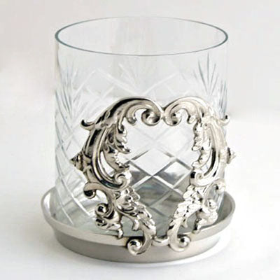 Nickel Base With Glass - Set of 3