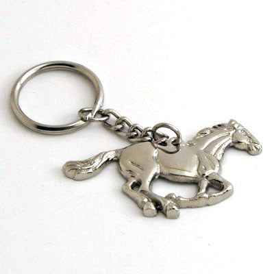 Nickel Horse Keychain - Set of 6