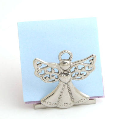 Nickel Angel Card Holder - Set of 3