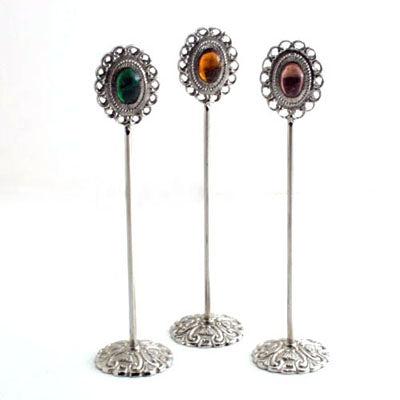 Nickel Table Number Asst - Set of 3