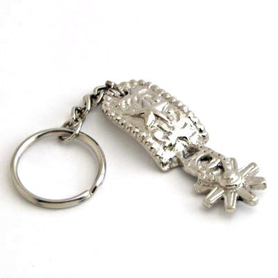 Nickel Spur Keyring - Set of 6