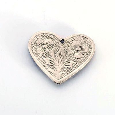 Nickel Heart Magnet - Set of 6