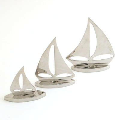 Nickel Boat Assorted - Set of 3