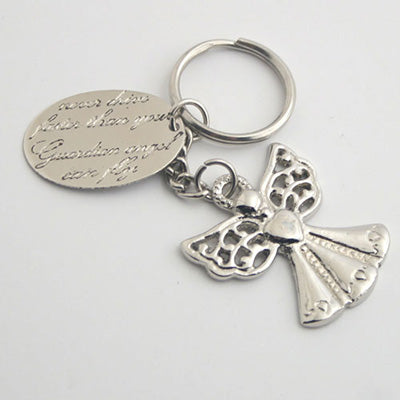 Nickel Angel Keychain - Set of 4