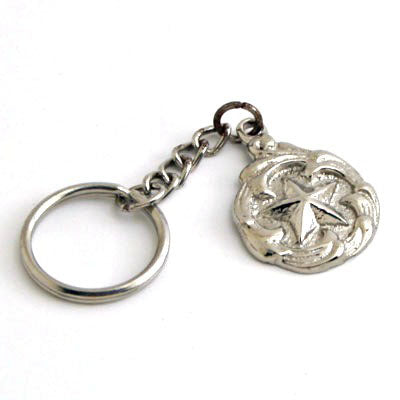 Nickel Tx Star Keychain - Set of 6