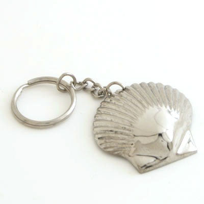 Nickel Shell Keychain - Set of 6