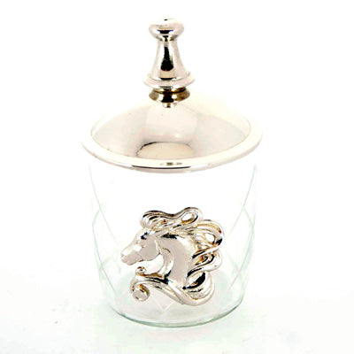 Nickel Horse Jar - Set of 3