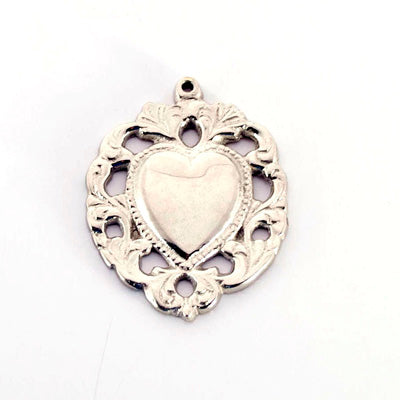 Nickel Heart Magnet - Set of 6