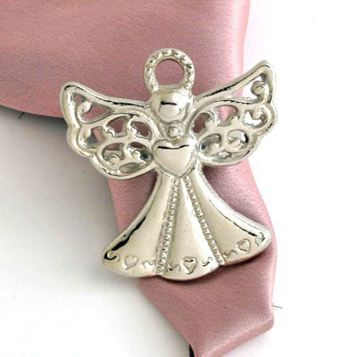 Nickel Angel Napkin Ring - Set of 4