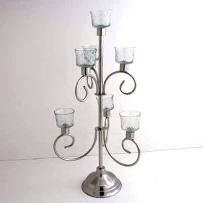 Nickel Tealight Centerpiece