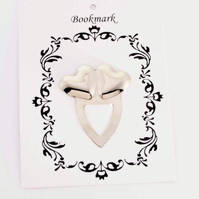 Nickel Heart On Card - Set of 12