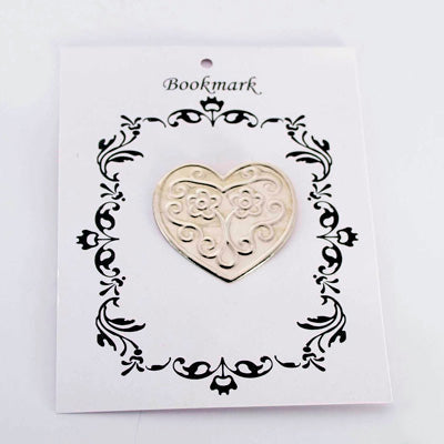 Nickel Heart On Card - Set of 12