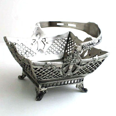 Brushed Nickel Basket